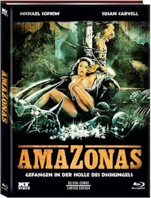 Amazonas - Gefangen in der Hölle des Dschungels (Limited Mediabook, Blu-ray+DVD, Cover B) (1985) [FSK 18] [Blu-ray] 