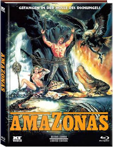 Amazonas - Gefangen in der Hölle des Dschungels (Limited Mediabook, Blu-ray+DVD) (1985) [FSK 18] [Blu-ray] [Gebraucht - Zustand (Sehr Gut)] 