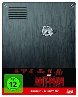 Ant-Man (Limited Steelbook, 3D Blu-ray+Blu-ray) (2015) [3D Blu-ray] [Gebraucht - Zustand (Sehr Gut)] 