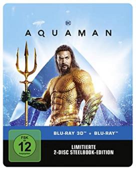 Aquaman (Limited Steelbook, 3D Blu-ray+Blu-ray) (2018) [3D Blu-ray] 