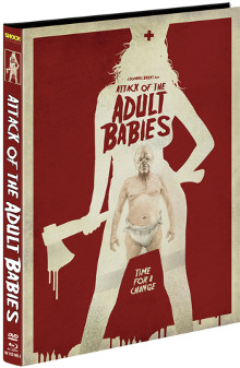 Attack of the Adult Babies (Limited Mediabook, Blu-ray+DVD, Cover A) (2017) [FSK 18] [Blu-ray] 