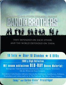 Band of Brothers - Box (6 Discs, Metalbox) [FSK 18] [Blu-ray] 