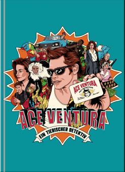 Ace Ventura - Ein tierischer Detektiv (Limited Mediabook, 2 Discs, Cover B) (1994) [Blu-ray] 