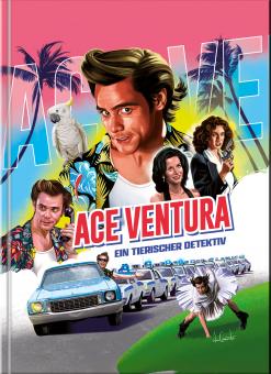 Ace Ventura - Ein tierischer Detektiv (Limited Mediabook, 2 Discs, Cover C) (1994) [Blu-ray] 