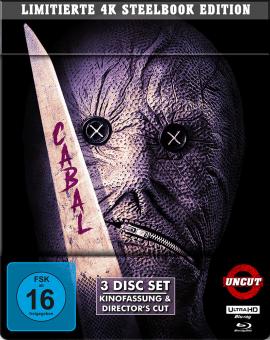 Cabal - Die Brut der Nacht (Limited Steelbook, 4K Ultra HD+2 Blu-ray's) (1990) [4K Ultra HD] 