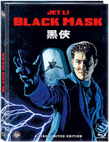Black Mask (Limited Wattiertes 4 Disc Mediabook, 2 Blu-ray's+2 DVDs, 4 Schnittfassungen) (1996) [FSK 18] [Blu-ray] [Gebraucht - Zustand (Sehr Gut)] 