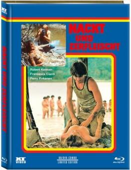 Cannibal Holocaust (Nackt und Zerfleischt) (3 Disc Limited Mediabook, Blu-ray+2 DVDs, Cover B) (1980) [FSK 18] [Blu-ray] 