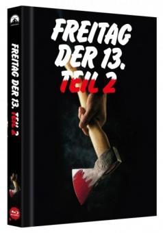 Freitag der 13. Teil 2 (Limited Collector's Edition Mediabook, Cover B) (1981) [FSK 18] [Blu-ray] 