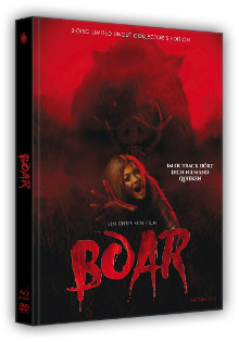 Boar (3 Disc Limited Mediabook, Blu-ray+DVD, Cover B) (2016) [FSK 18] [Blu-ray] 