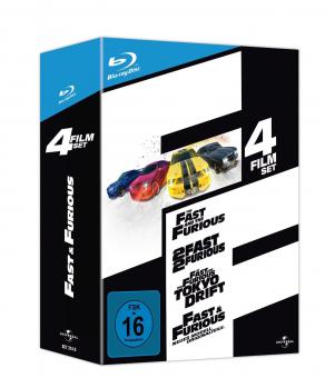 Fast and Furious 1-4 (4 Discs) [Blu-ray] 