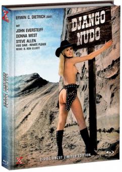 Django Nudo und die lüsternen Mädchen von Porno Hill (Limited Mediabook, Blu-ray+DVD, Cover D) (1968) [FSK 18] [Blu-ray] 