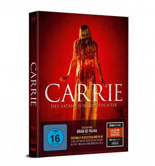 Carrie - Des Satans jüngste Tochter (Limited Mediabook, 4K Ultra HD+ 2 Blu-ray's) (1976) [4K Ultra HD] 