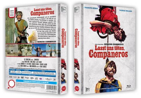 Lasst uns töten, Companeros (4 Disc Limited Mediabook, Blu-ray+DVD+Soundtrack-CD, Cover B) (1970) [Blu-ray] 