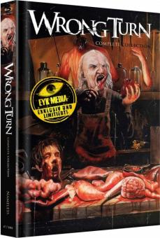 Wrong Turn 1-6 (Complete Collection, Limited Wattiertes Mediabook, Cover B) [FSK 18] [Blu-ray] 