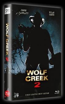 Wolf Creek 2 (3 Disc Limited Uncut Hartbox, Blu-ray + 2 DVDs, Cover B) (2013) [FSK 18] [Blu-ray] 