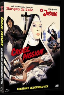 Justine - Grausame Leidenschaften (Cruel Passion) (Limited Mediabook, Blu-ray+DVD, Cover A) (1977) [FSK 18] [Blu-ray] 