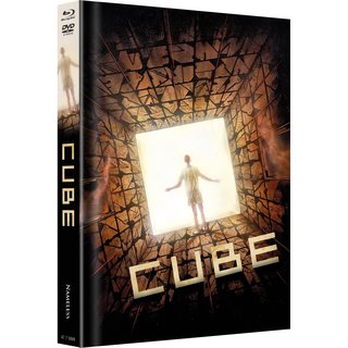 Cube (Limited Mediabook, Blu-ray+DVD, Cover C) (1997) [Blu-ray] 