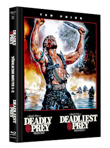 Deadly Prey 1+2 (Limited Mediabook, Blu-ray+DVD) (1987) [FSK 18] [Blu-ray] 