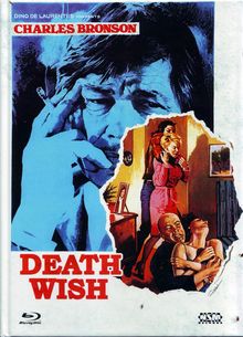 Ein Mann sieht rot - Death Wish (Limited Mediabook, Blu-ray+DVD, Cover C) (1974) [FSK 18] [Blu-ray] 
