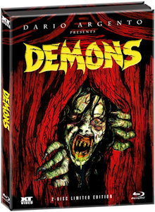 Dämonen 2 - Dance of the Demons 1 (Limited Wattiertes Mediabook, Blu-ray+DVD) (1985) [FSK 18] [Blu-ray] 