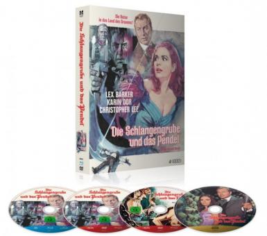 Die Schlangengrube und das Pendel (Limited Mediabook, Blu-ray+2 DVD's+CD-Soundtrack) (1967) [Blu-ray] 