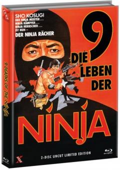 Die 9 Leben der Ninja (Limited Mediabook, Blu-ray+DVD, Cover A) (1985) [FSK 18] [Blu-ray] 