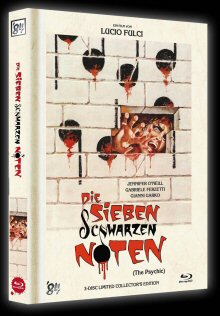 Die Sieben schwarzen Noten (The Psychic) (3 Disc Limited Mediabook, Blu-ray+2 DVDs) (1977) [FSK 18] [Blu-ray] 