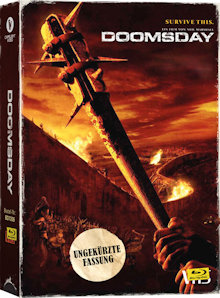 Doomsday - Tag der Rache (Uncut, Limited VHS-Edition) (2008) [FSK 18] [Blu-ray] 