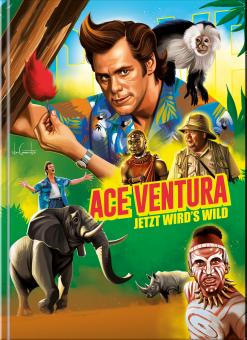 Ace Ventura 2 - Jetzt wird's wild (Limited Mediabook, Blu-ray+DVD, Cover C) (1995) [Blu-ray] 