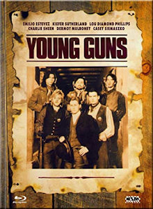 Young Guns (Limited Mediabook, Blu-ray+DVD, Cover D)  (1988) [Blu-ray] 