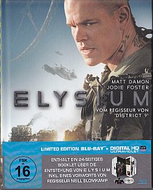Elysium (Limited Mediabook, 2 Disc) (2013) [Blu-ray] 