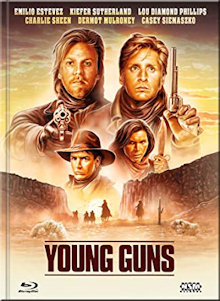 Young Guns (Limited Mediabook, Blu-ray+DVD, Cover E)  (1988) [Blu-ray] 