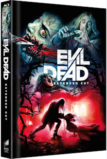 Evil Dead (Limited Mediabook, Extended Cut, 2 Discs, Cover D) (2013) [FSK 18] [Blu-ray] 