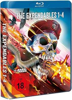 The Expendables 1-4 (4 Discs) [FSK 18] [Blu-ray] 