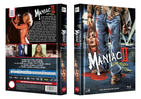 Maniac II - Love To Kill (Limited Mediabook, Blu-ray+DVD, Cover A) (1982) [FSK 18] [Blu-ray] 