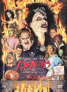 Night of the Demons (Limited Mediabook, Blu-ray+DVD, Cover D) (1988) [FSK 18] [Blu-ray] 