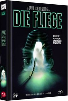 Die Fliege (Limited Mediabook, Blu-ray+DVD, Cover A) (1986) [FSK 18] [Blu-ray] [Gebraucht - Zustand (Sehr Gut)] 