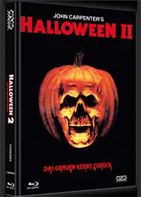 Halloween 2 (Uncut, Limited Mediabook, 2 Blu-ray's+DVD+CD, Cover A) (1981) [FSK 18] [Blu-ray] 