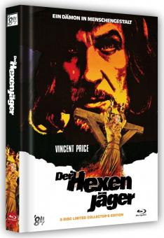 Der Hexenjäger (3 Disc Limited Mediabook, Blu-ray + 2 DVDs, Cover B) (1968) [FSK 18] [Blu-ray) 