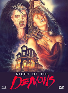 Night of the Demons (Limited Mediabook, Blu-ray+DVD, Cover B) (1988) [FSK 18] [Blu-ray] 