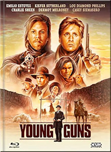 Young Guns (Limited Mediabook, Blu-ray+DVD, Cover F)  (1988) [Blu-ray] 