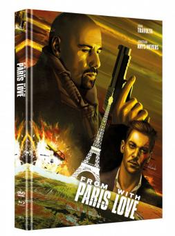 From Paris with Love (Limited Mediabook, Blu-ray+DVD, Cover A) (2009) [Blu-ray] 