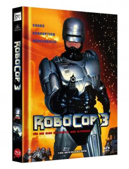 Robocop 3 (Limited Mediabook, Blu-ray+DVD, Cover A) (1993) [Blu-ray] 