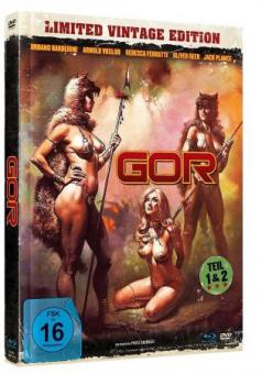 Gor 1+2 (Limited Mediabook, Blu-ray+DVD) (1987) [Blu-ray] 