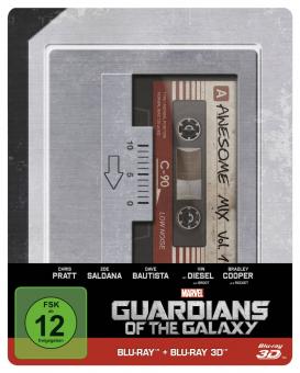 Guardians of the Galaxy (3D Blu-ray+Blu-ray, Steelbook) (2014) [3D Blu-ray] [Gebraucht - Zustand (Sehr Gut)] 