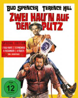 Hügel der blutigen Stiefel (Zwei hau'n auf den Putz) (Limited Mediabook, 2 Blu-rays+CD, Cover A) (1969) [Blu-ray] 