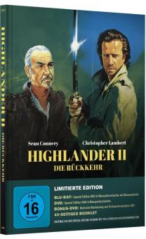 Highlander 2 - Die Rückkehr (Limited Mediabook, Blu-ray+2 DVDs) (1991) [Blu-ray] 