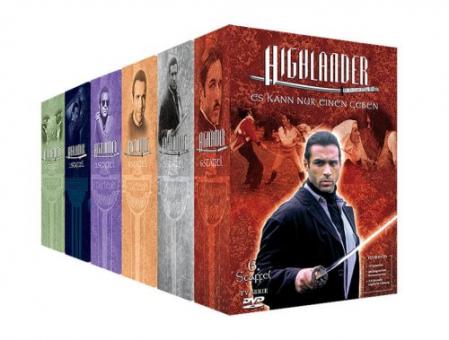 Highlander - Staffel 1-6 Komplett-Package (45 DVDs) 