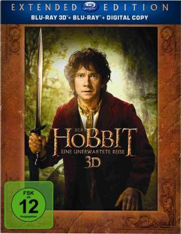 Der Hobbit: Eine unerwartete Reise (Extended Edition, 5 Discs, Blu-ray+3D Blu-ray) (2012) [3D Blu-ray] 