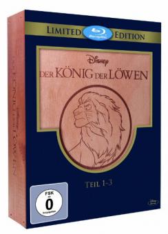 Der König der Löwen - Teil 1-3 (Holzbox) (Limited Edition, 3 Discs) [Blu-ray] 